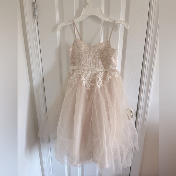 David's Bridal Flower Girl Dress